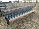 An artist selected by a juried panel will paint this recently repaired wooden bench in the fenced Spy Pond Park play area in the spring/summer of 2017.