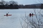 People enjoyed being out on Spy Pond learning how to paddle and row.