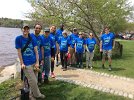 BU alumni have accomplished a lot in Spy Pond Park, their chosen site volunteering  for this year's annual BU Global Days of Service in April