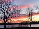 Sunset over Spy Pond
