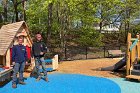 We congratulate (l-r) Todd Graham and Justin Tatami and Rae Construction on the beautiful job they’ve completed, renovating the SPP playground.