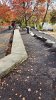 Justin Tirani and Todd Graham of Rae Contracting put finishing touches on the new sandy North Beach and handicapped ramp that was re-paved with a pervious surface.