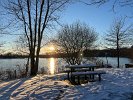 Mithilesh Sharma captured the fleeting signs of winter this year at Spy Pond.