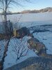 Spy Pond ice returned in January 2025 after a 2-year absence!