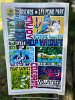 The poster Kari Percival designed attracted much interest at our Town Day booth and on our Work Days in the park.