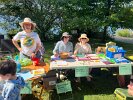 Betsy Leondar-Wright, Park Activities Chair, Jan and Sarah Hager, kept children engaged with scavenger hunts, puzzles, and fun prizes—bringing curiosity and smiles to participants.