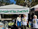 Representing FSPP at Arlington’s Town Day on September 20 were Diana Maggini, Jenny Babon, and high school volunteer Maya Chakrabarty (not pictured Arnav Gupta, Lally Stowell, Sharon Green and Karen L. Grossman).